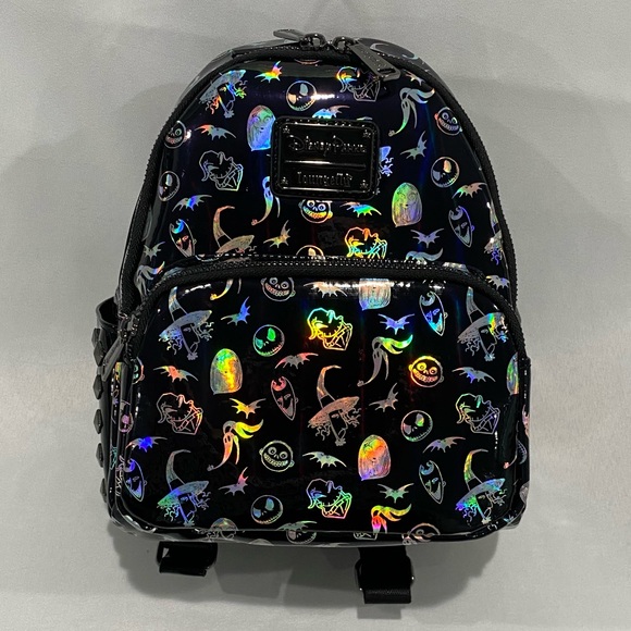 Loungefly Handbags - Loungefly The Nightmare Before Christmas Holographic Mini Backpack NWT